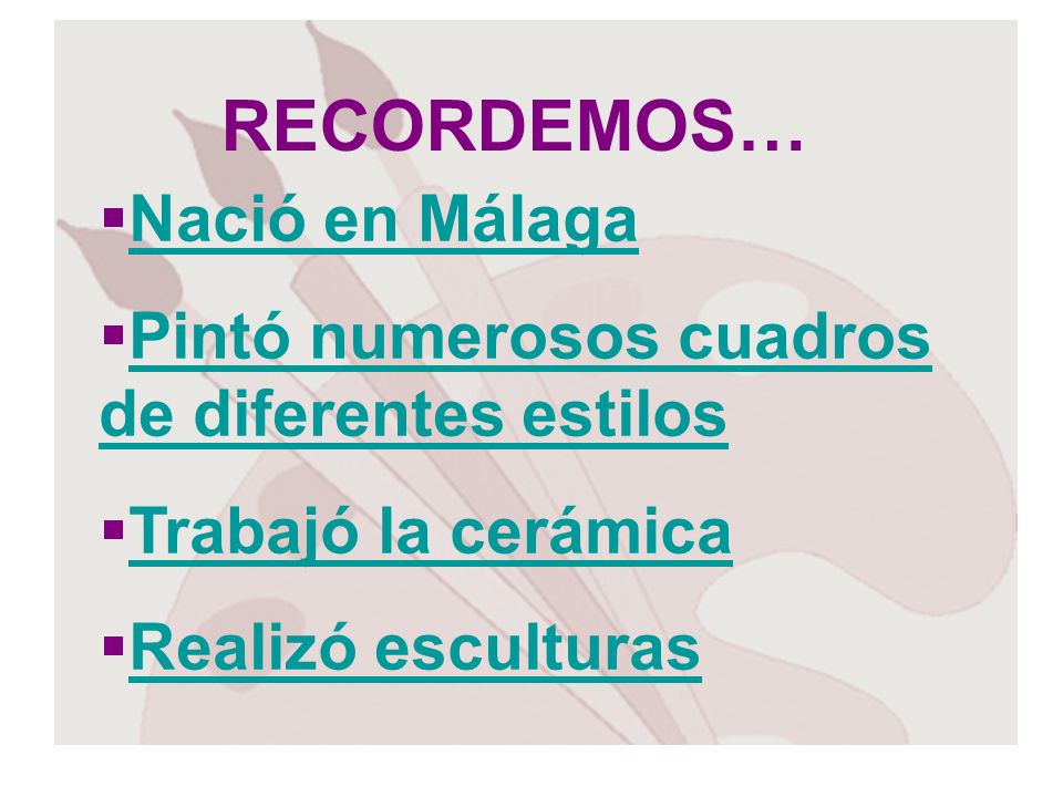 RECORDEMOS… Nació en Málaga