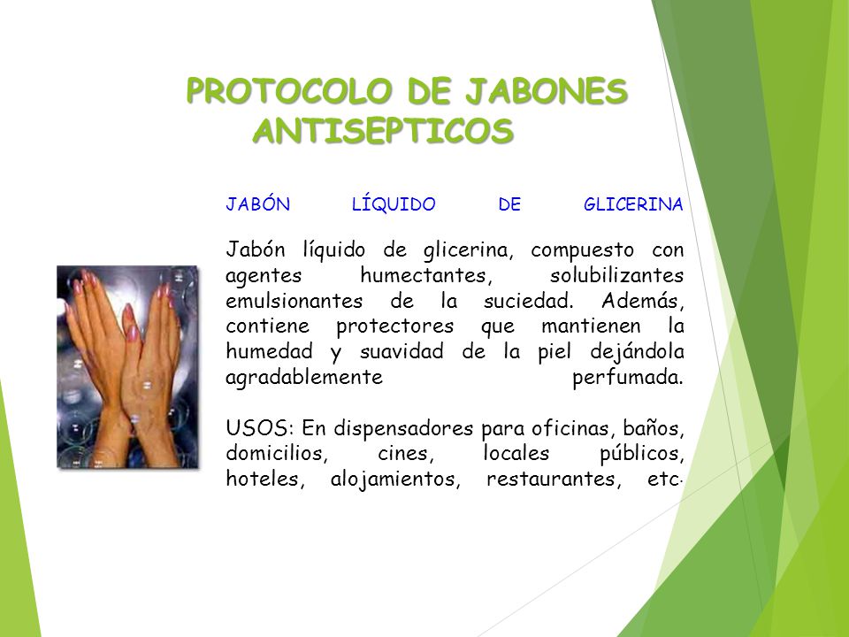 PROTOCOLO DE JABONES ANTISEPTICOS