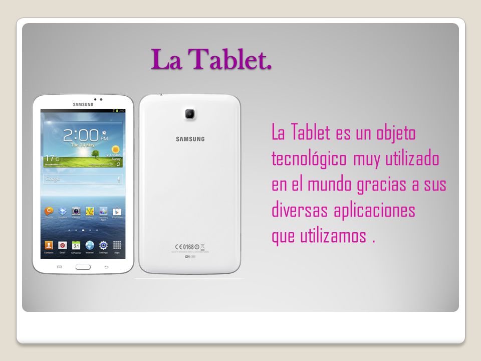 La Tablet.