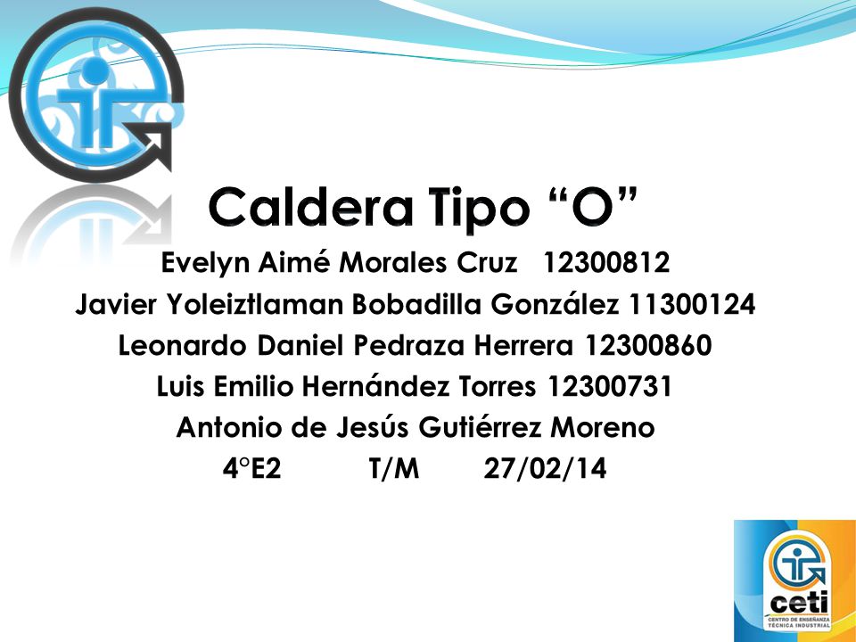 Caldera Tipo O Evelyn Aimé Morales Cruz