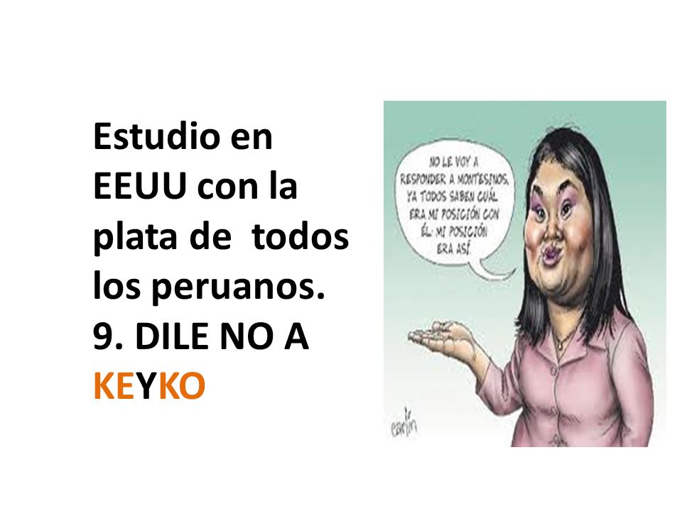 Estudio en EEUU con la plata de todos los peruanos.