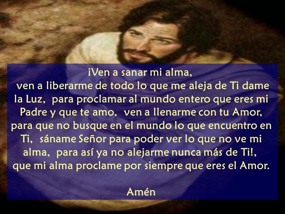 que mi alma proclame por siempre que eres el Amor.