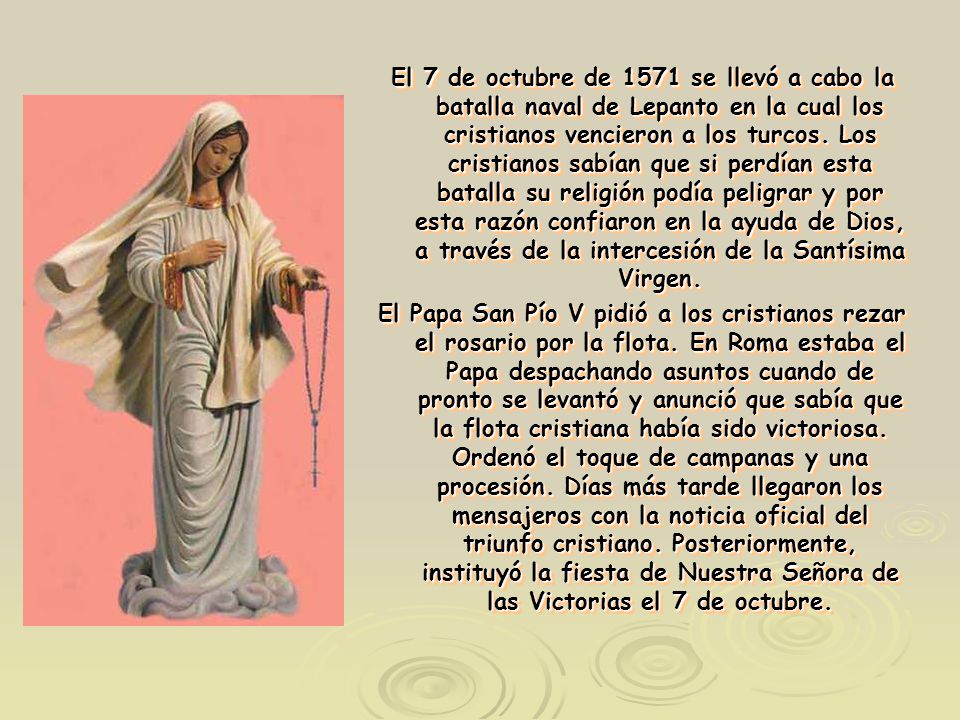 Nuestra Señora del Rosario. - ppt video online descargar