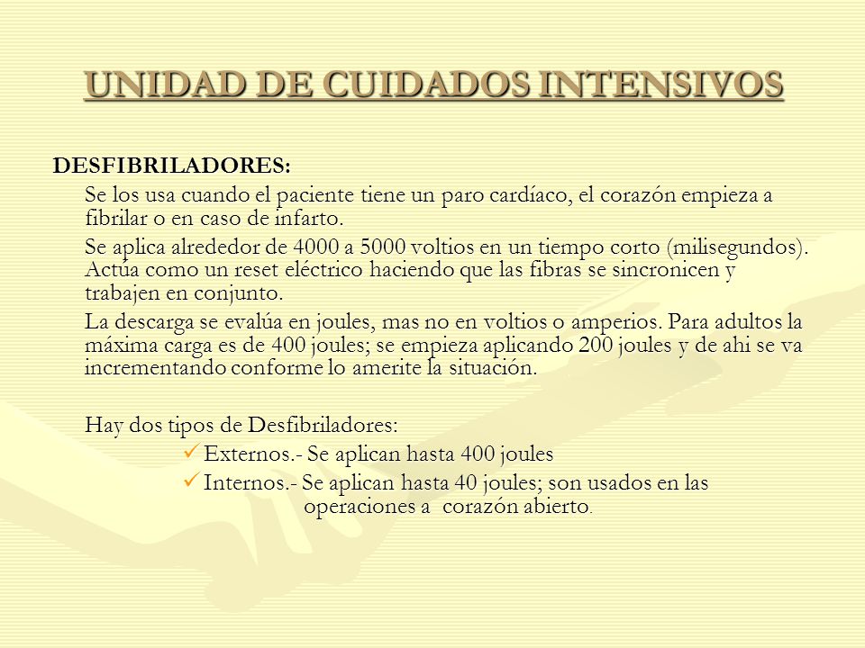 UNIDAD DE CUIDADOS INTENSIVOS