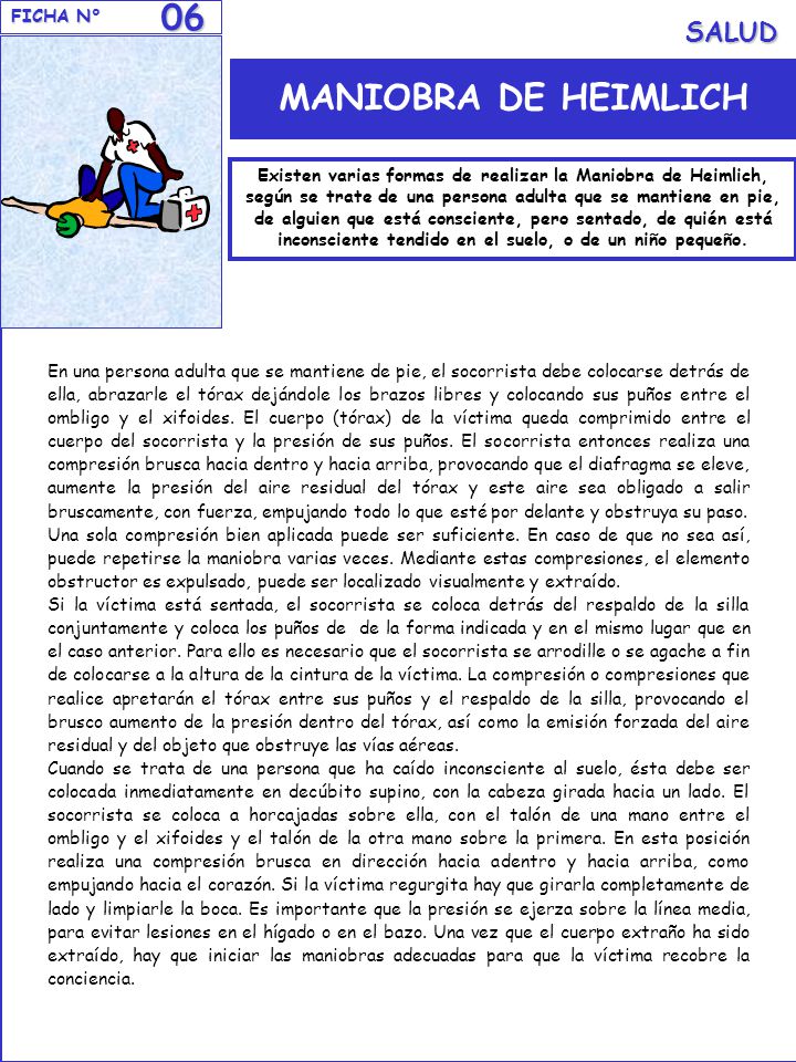 06 MANIOBRA DE HEIMLICH.