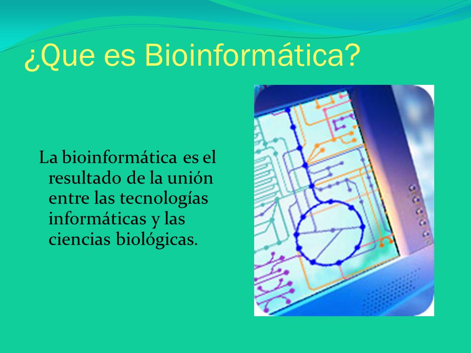 ¿Que es Bioinformática