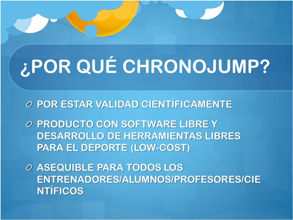 ¿POR QUÉ CHRONOJUMP POR ESTAR VALIDAD CIENTÍFICAMENTE