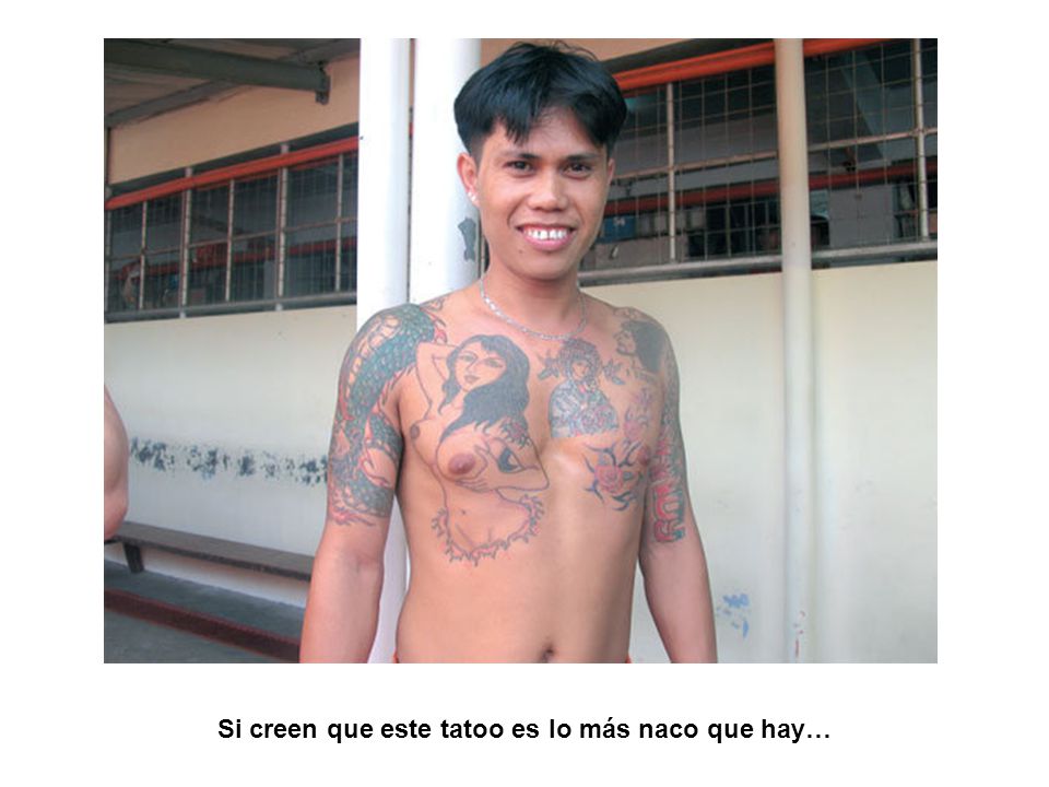 Si creen que este tatoo es lo más naco que hay…