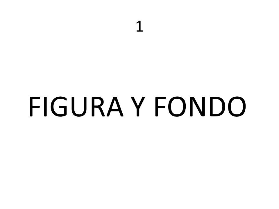 1 FIGURA Y FONDO
