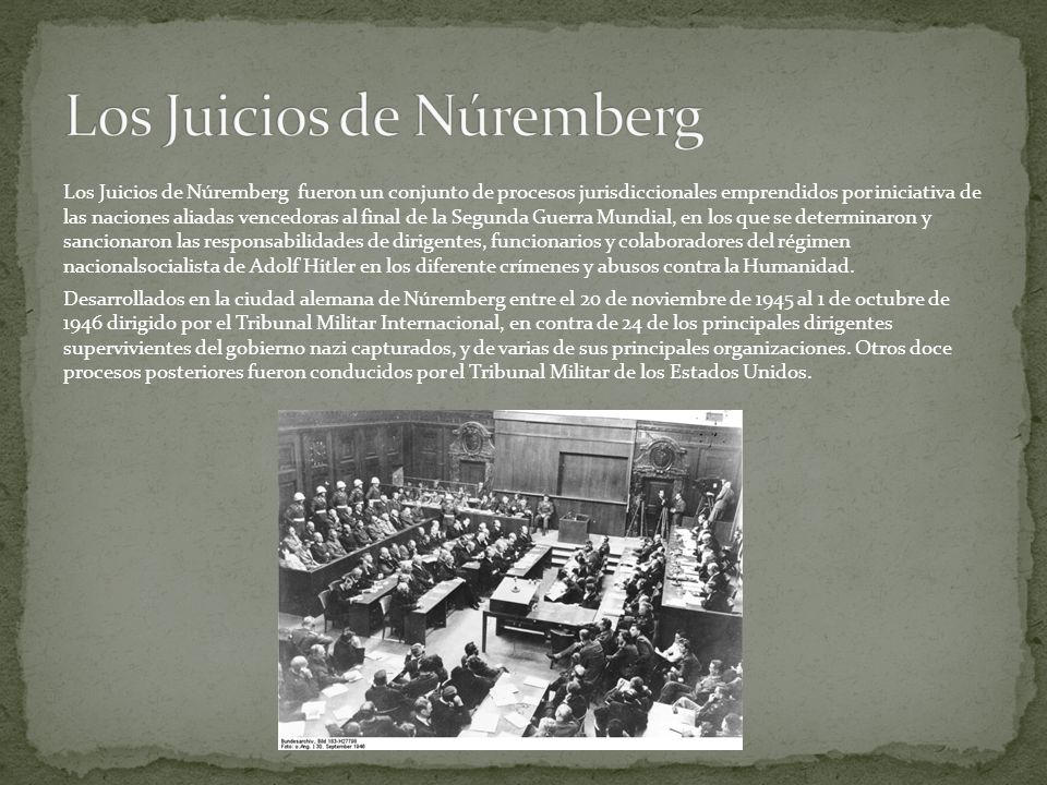 Los Juicios de Núremberg