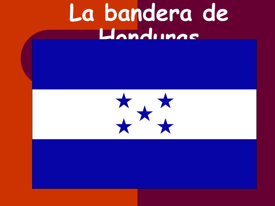 La bandera de Honduras