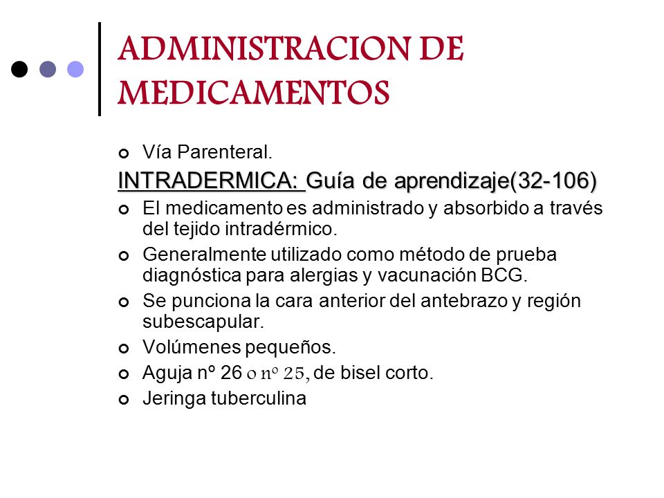 ADMINISTRACION DE MEDICAMENTOS