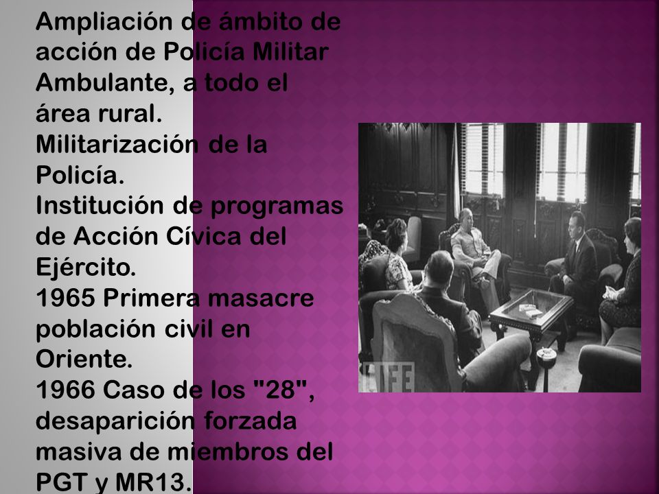 Ampliación de ámbito de acción de Policía Militar Ambulante, a todo el área rural.