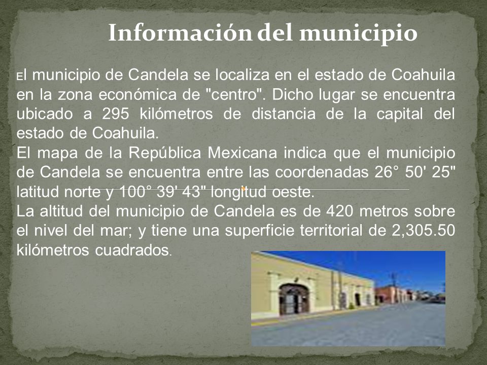 Información del municipio