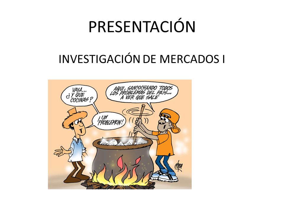 INVESTIGACIÓN DE MERCADOS I