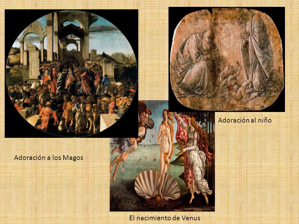 Adoración al niño Adoración a los Magos El nacimiento de Venus