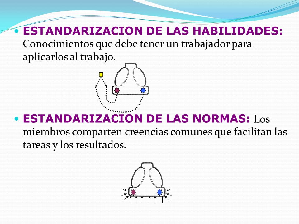 ESTANDARIZACION DE LAS HABILIDADES: Conocimientos que debe tener un trabajador para aplicarlos al trabajo.