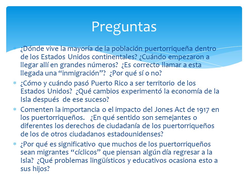 Preguntas