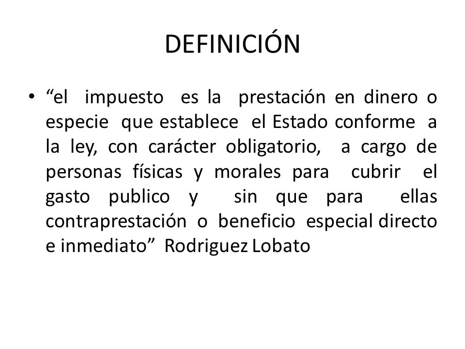 DEFINICIÓN