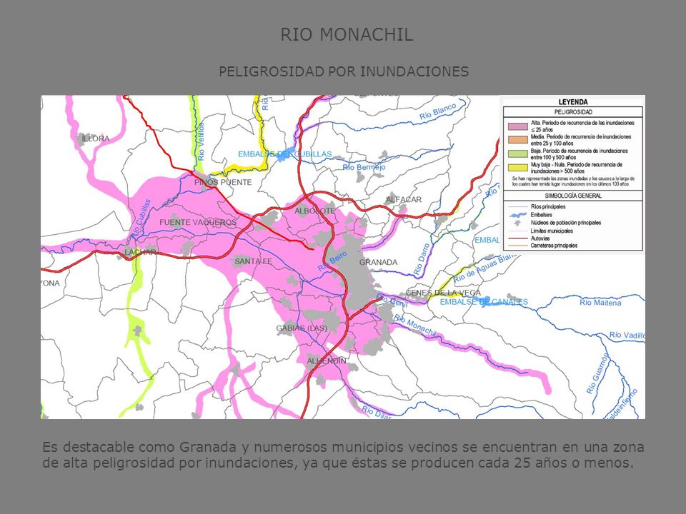 RIO MONACHIL PELIGROSIDAD POR INUNDACIONES