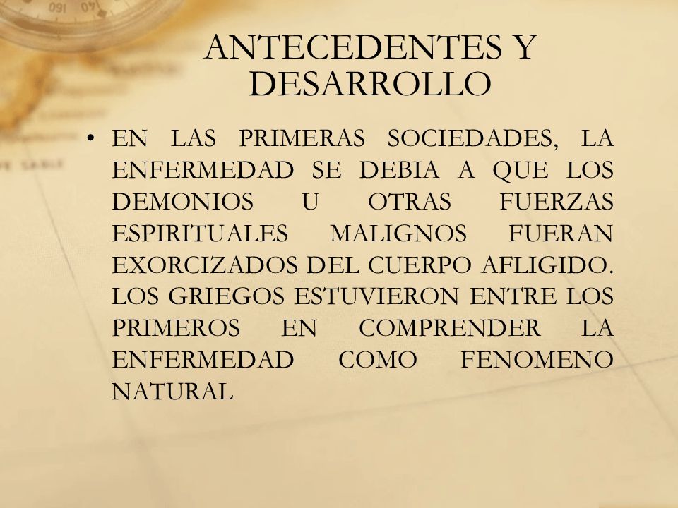 ANTECEDENTES Y DESARROLLO