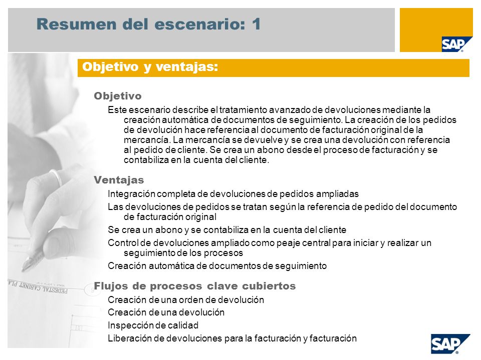 Resumen del escenario: 1