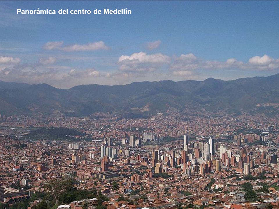 Panorámica del centro de Medellín