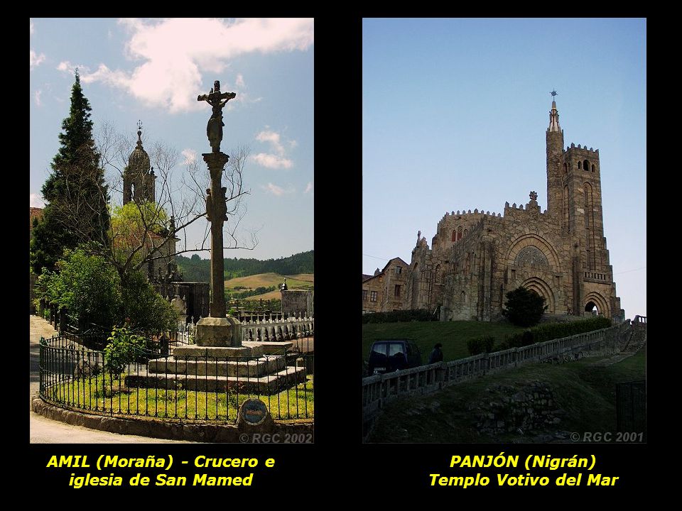 AMIL (Moraña) - Crucero e iglesia de San Mamed