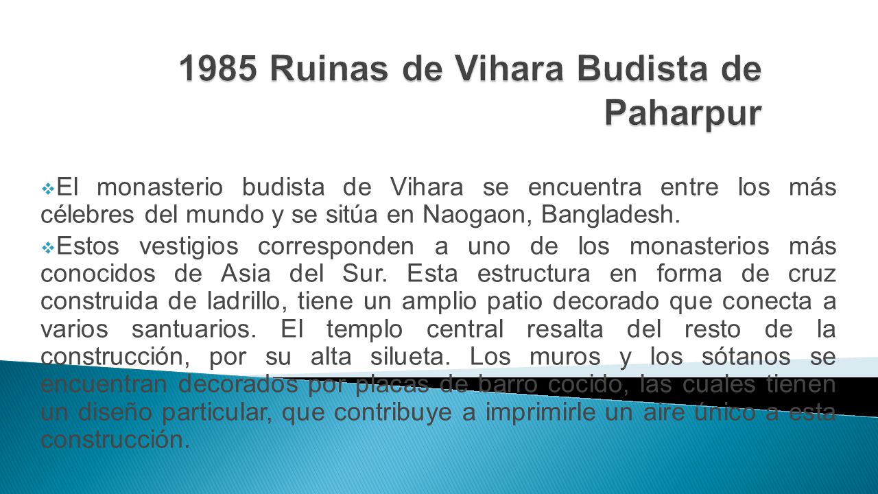 1985 Ruinas de Vihara Budista de Paharpur