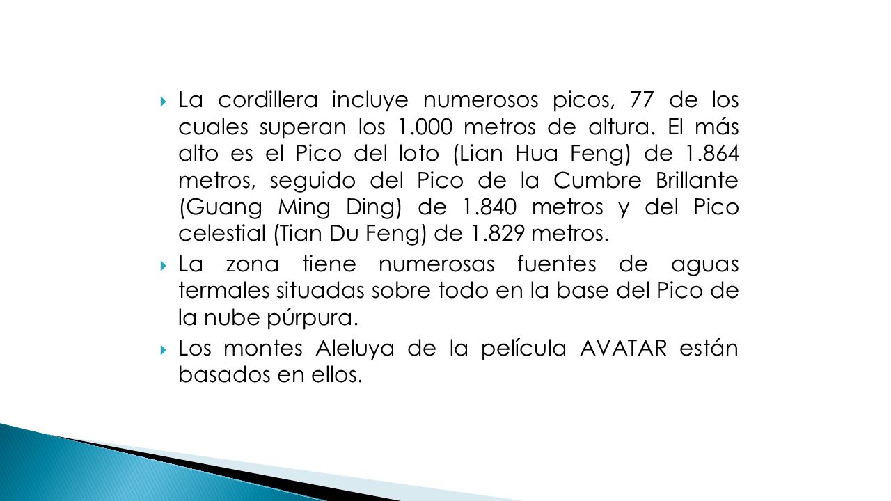 La cordillera incluye numerosos picos, 77 de los cuales superan los 1