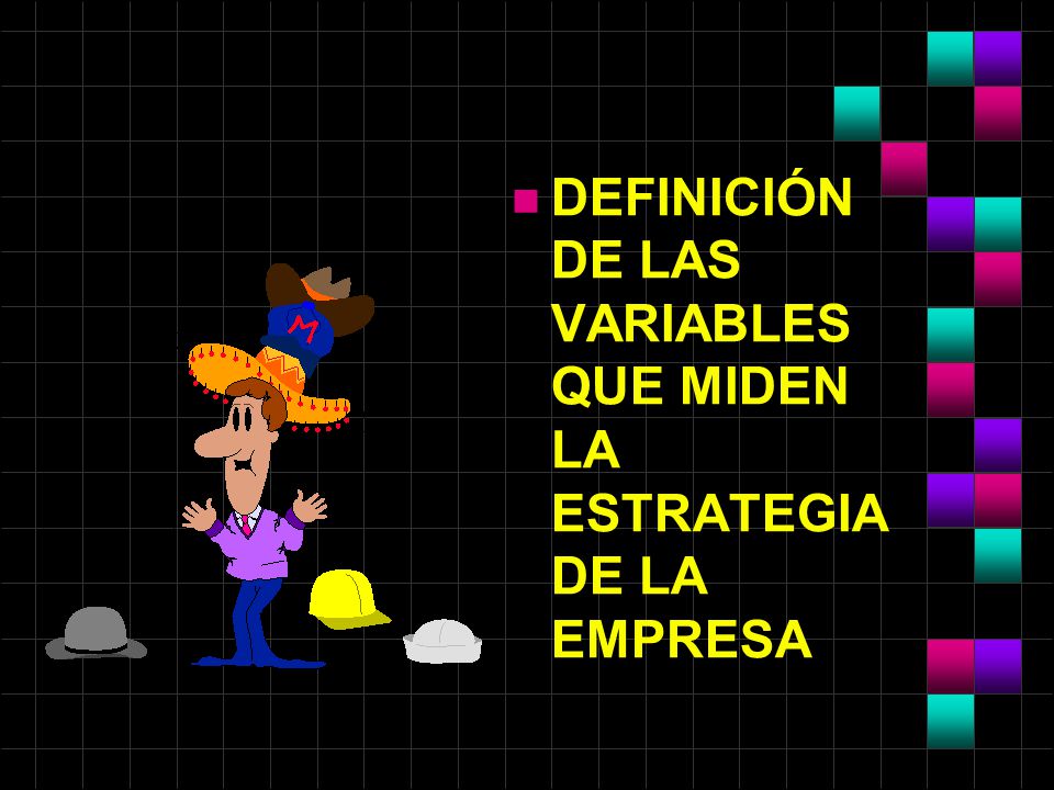 DEFINICIÓN DE LAS VARIABLES QUE MIDEN LA ESTRATEGIA DE LA EMPRESA