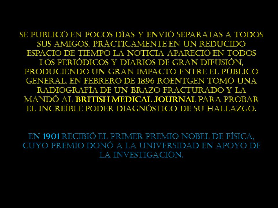 Se publicó en pocos días y envió separatas a todos sus amigos