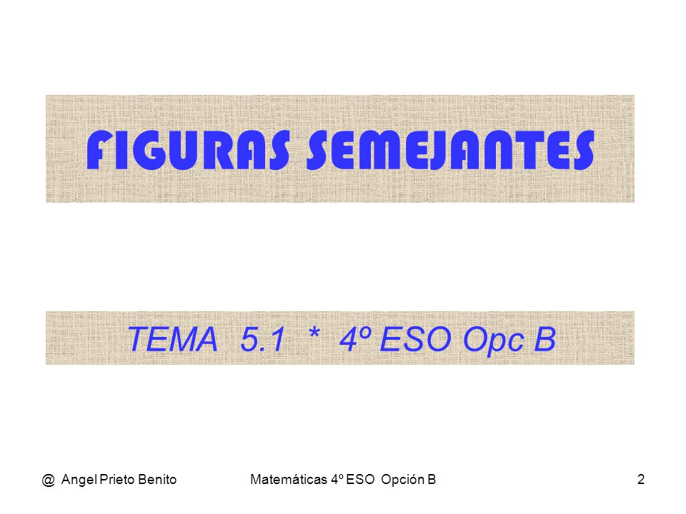 Matemáticas 4º ESO Opción B