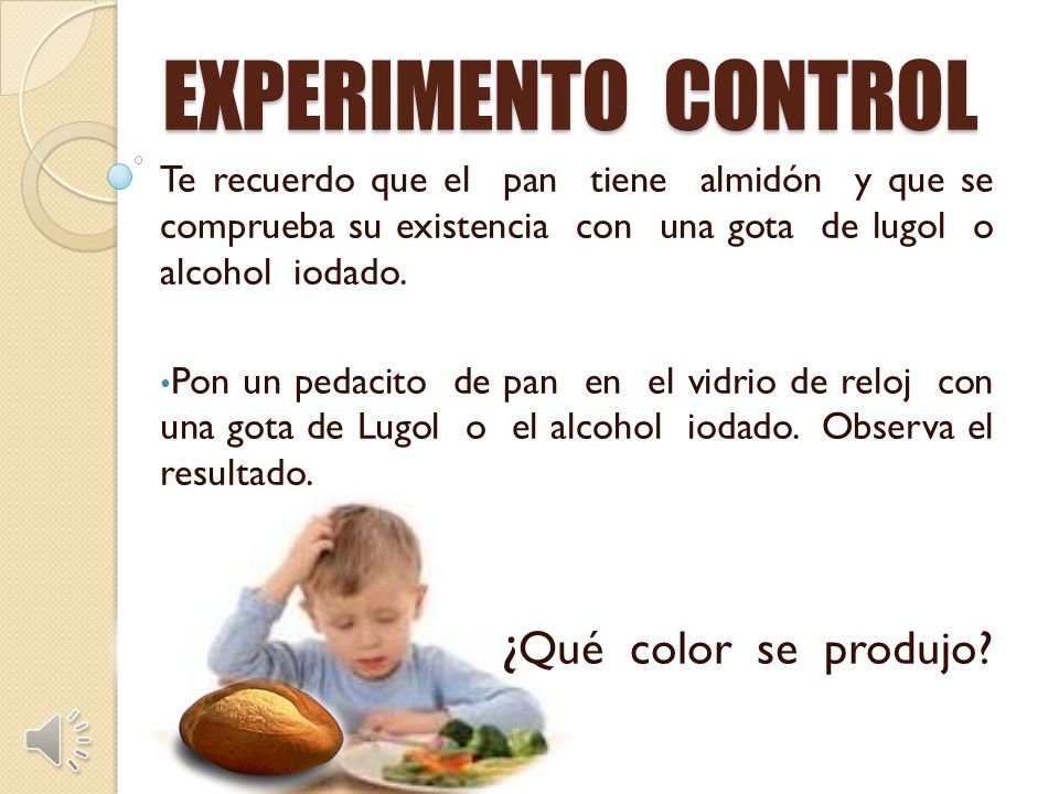 EXPERIMENTO CONTROL ¿Qué color se produjo