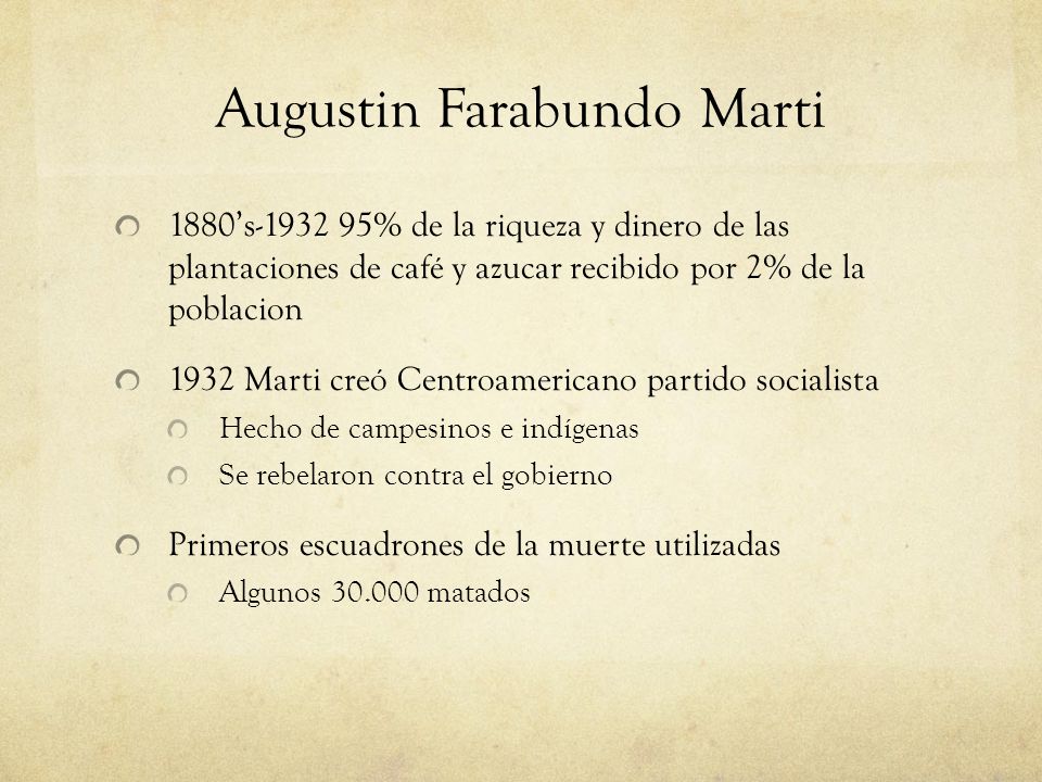 Augustin Farabundo Marti