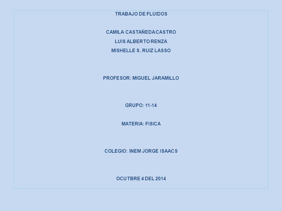 CAMILA CASTAÑEDA CASTRO LUIS ALBERTO RENZA MISHELLE S. RUIZ LASSO