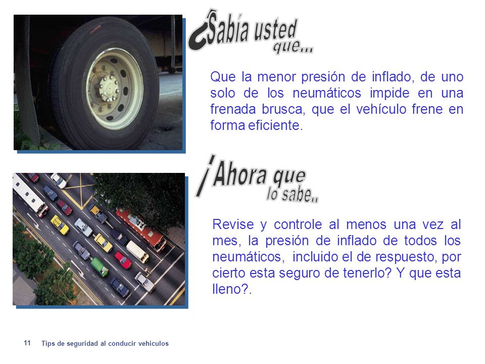 ¿ Sabía usted que... ¡ Ahora que lo sabe..