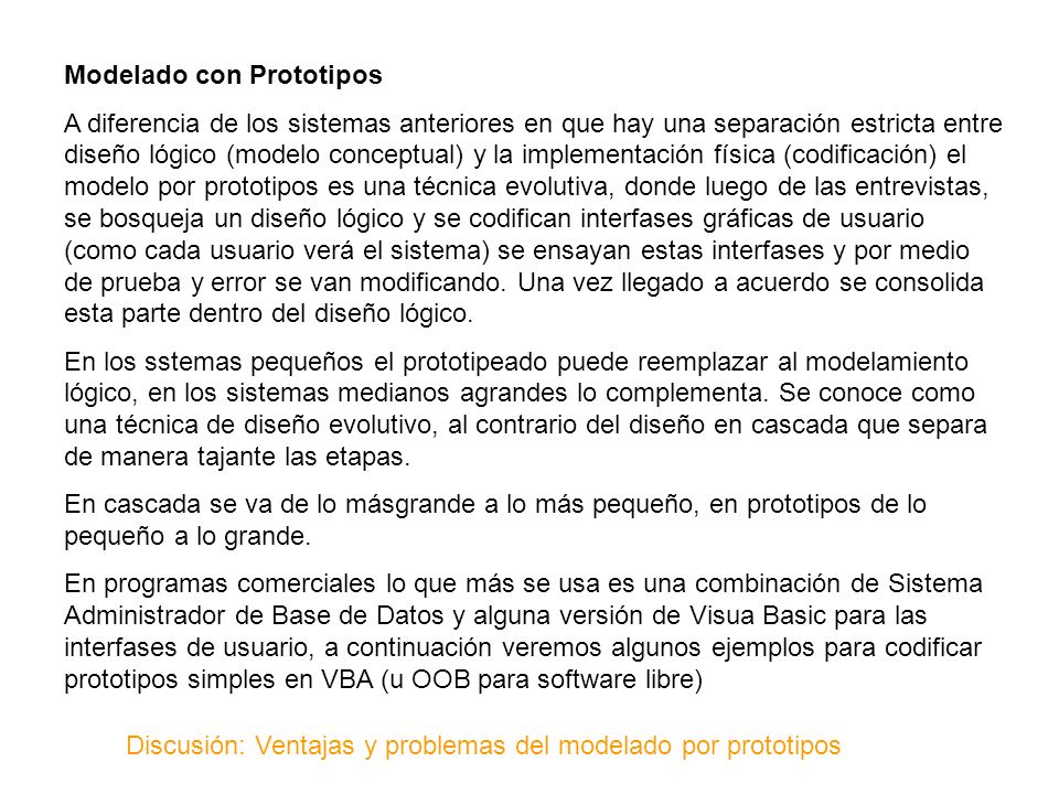 Modelado con Prototipos