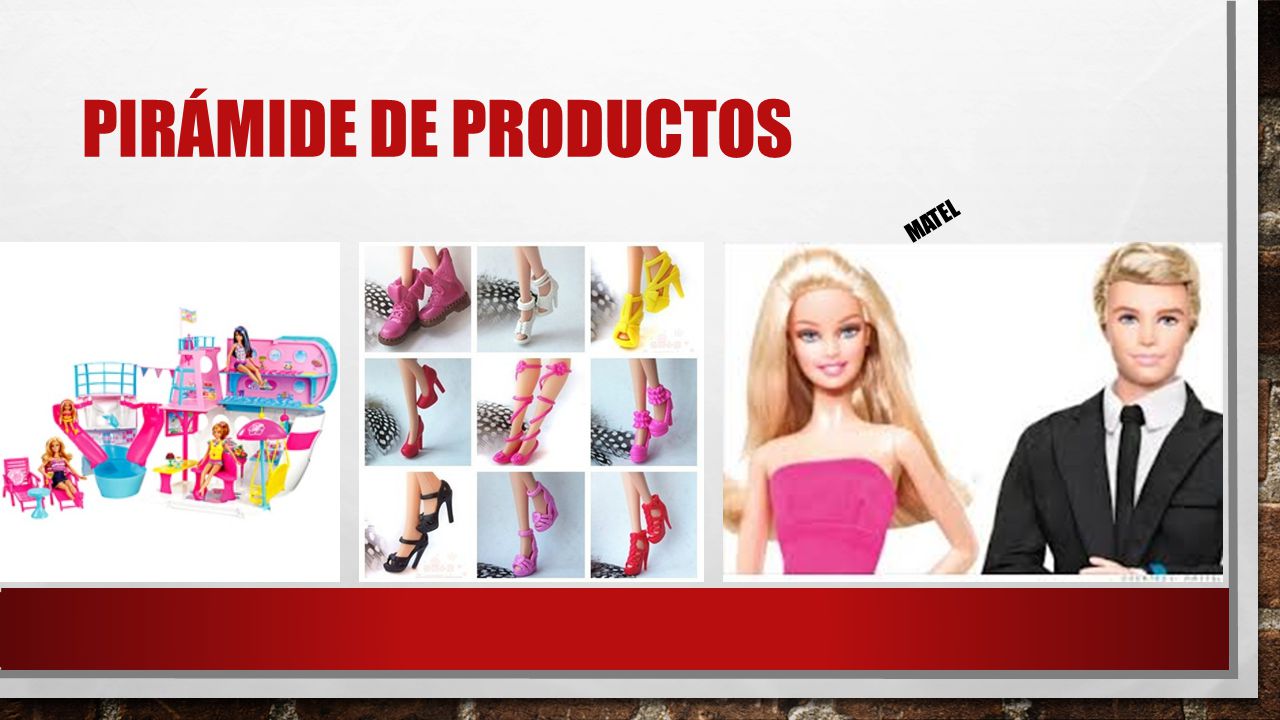 Pirámide de productos MATEL