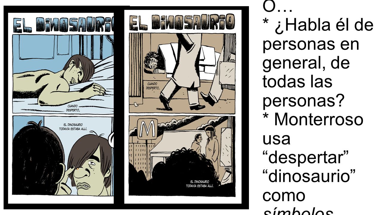 O…. ¿Habla él de personas en general, de todas las personas