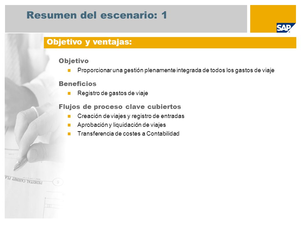 Resumen del escenario: 1
