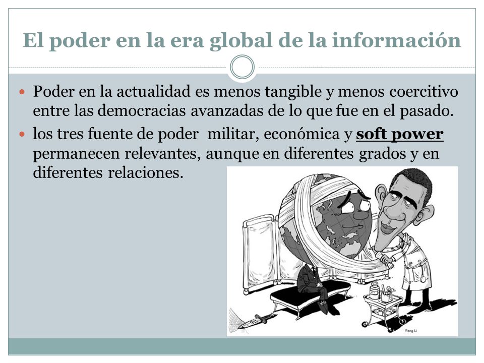 El poder en la era global de la información