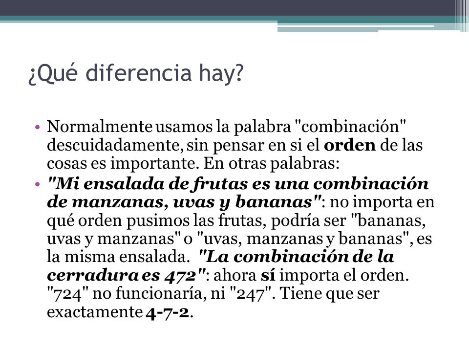 ¿Qué diferencia hay