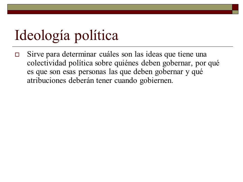 Ideología política