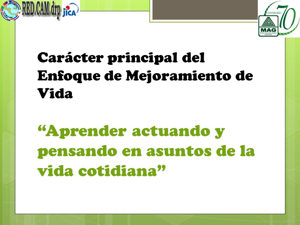 Aprender actuando y pensando en asuntos de la vida cotidiana