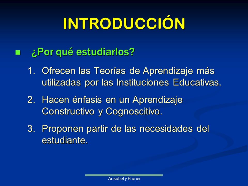 INTRODUCCIÓN ¿Por qué estudiarlos