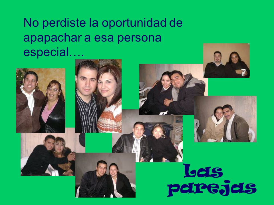 No perdiste la oportunidad de apapachar a esa persona especial….