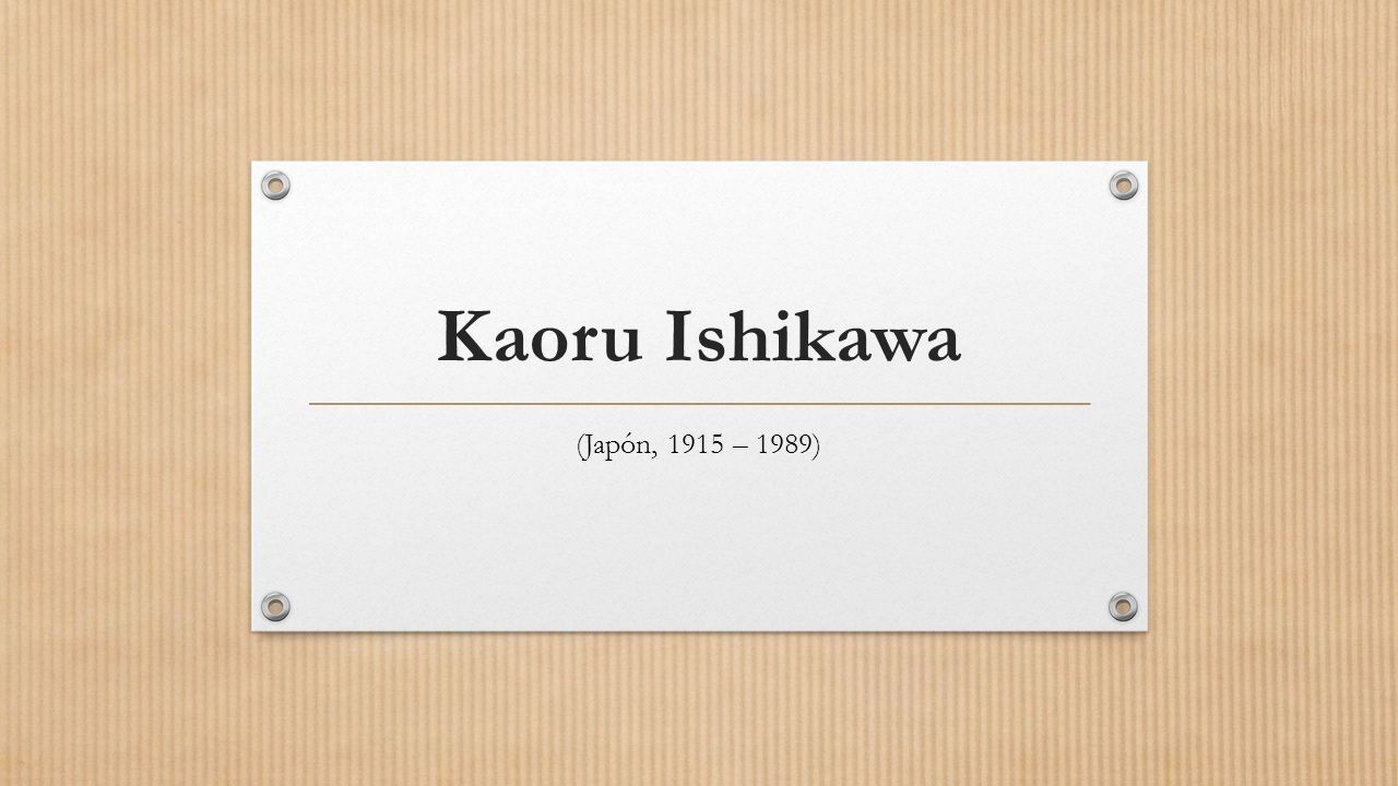 Kaoru Ishikawa (Japón, 1915 – 1989)