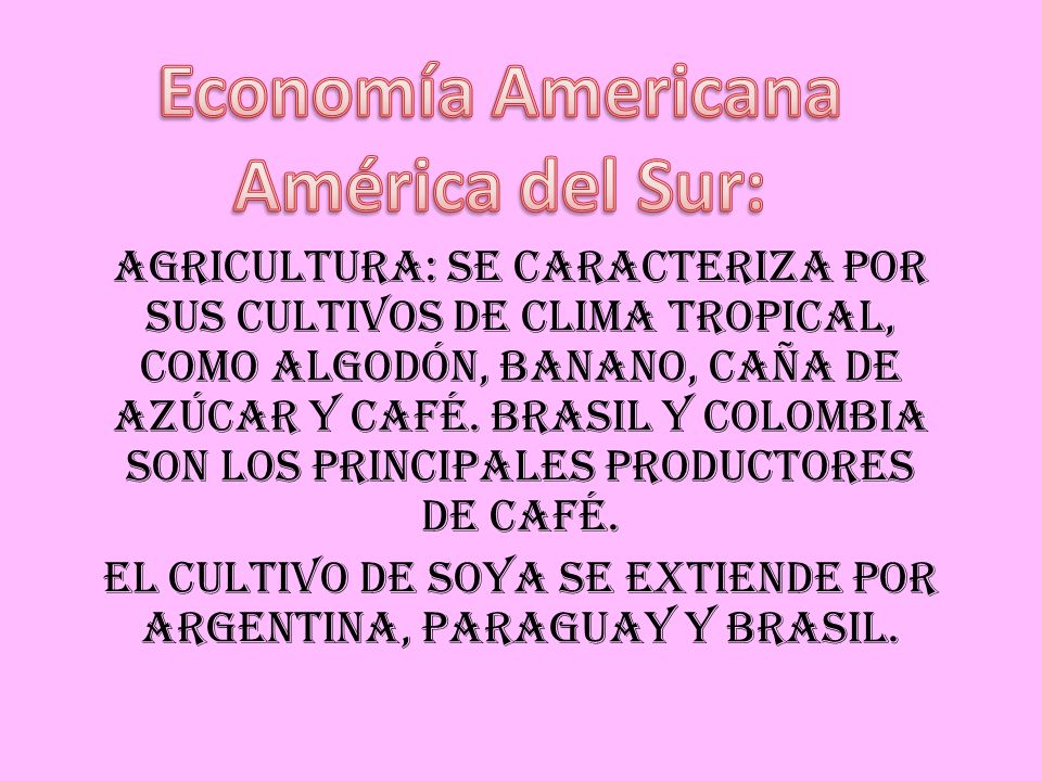 El cultivo de soya se extiende por ARGENTINA, Paraguay y Brasil.