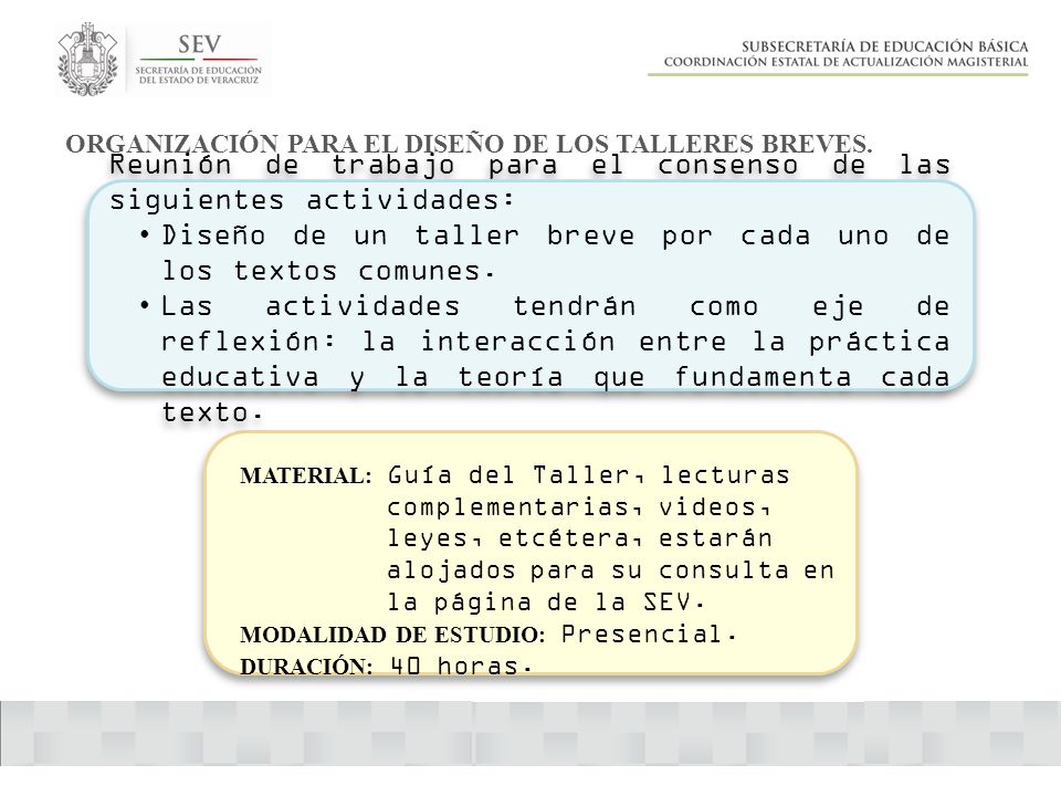 Reunión de trabajo para el consenso de las siguientes actividades: